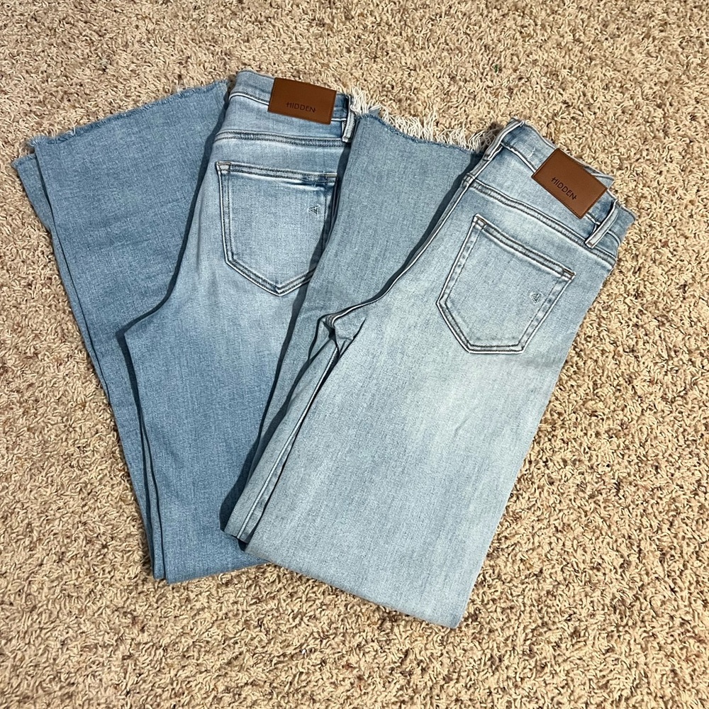 BUNDLE Modern Light Blue Straight Leg Jeans
